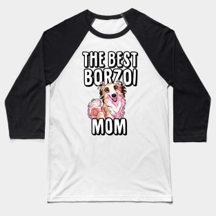Borzoi-Mom Baseball T-Shirt
